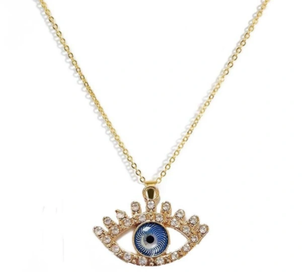 Evil Eye Chain With Lashes